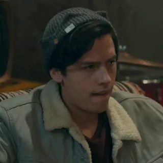 ➖ 31dc2434 Jughead Jones Riverdale dramat młodzieżowy, serial, Jughead, Riverdale, Cole Sprouse telegram sticker