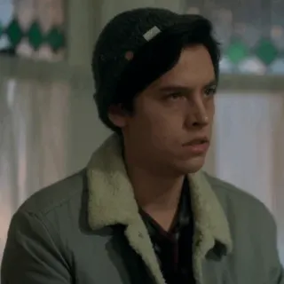 ➖ 3b6ae00a Jughead Jones Riverdale Riverdale, Jughead Jones, Cole Sprouse, Serial dla nastolatków, Serial TV, Portret telegram sticker