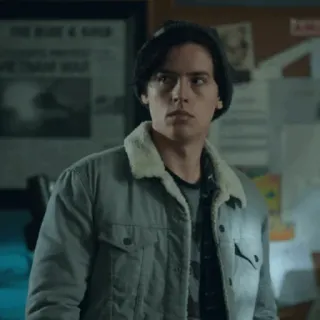 ➖ 6b16594e Jughead Jones Riverdale serial, dramat młodzieżowy, Jughead, Cole Sprouse, Riverdale telegram sticker