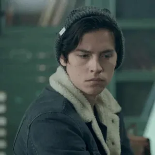 ➖ 72e6d840 Jughead Jones Riverdale Jughead, Riverdale, Cole Sprouse, dramat młodzieżowy, CW, czapka, nastolatek telegram sticker