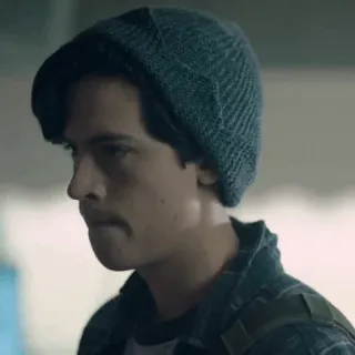 ➖ 9683fdd4 Jughead Jones Riverdale serial TV, czapka, dramat młodzieżowy, Jughead, Riverdale telegram sticker