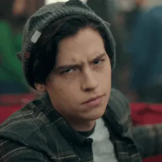 ➖ aec967e6 Jughead Jones Riverdale Jughead Jones, Riverdale, Cole Sprouse, Drama młodzieżowe, Tajemnica, Serial TV telegram sticker