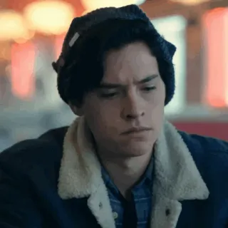 ➖ b4ead6ea Jughead Jones Riverdale Jughead Jones, Riverdale, Cole Sprouse, Teen drama, Postać z serialu telegram sticker