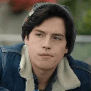 ➖ d21173e4 Jughead Jones Riverdale Jughead, Riverdale, Cole Sprouse, serial TV, dramat młodzieżowy, postać telegram sticker