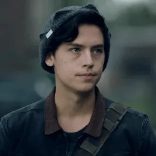 ➖ dd381471 Jughead Jones Riverdale Jughead Jones, Riverdale, Dramat młodzieżowy, Cole Sprouse, Portret postaci telegram sticker