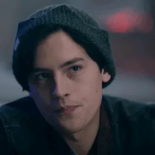 ➖ f721f32d Jughead Jones Riverdale Jughead, Riverdale, Cole Sprouse, serial młodzieżowy, serial TV, postać telegram sticker