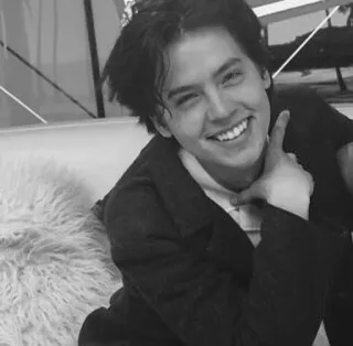 😅 5085b419 Cole Sprouse Cole Sprouse, acteur, beroemdheid, persoon, glimlach, man telegram sticker