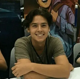 😇 7f67aedb Riverdale riverdalelove persoon, glimlach, man, portret, Riverdale telegram sticker