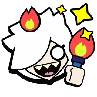 🎭 005eb915 Colette Brawl Stars personnage, jeu, brawl stars, colette whatsapp sticker