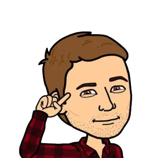 🙂 09a32f59 desenho animado, avatar, bitmoji, homem, homem, cabeça, personagem, retrato telegram sticker