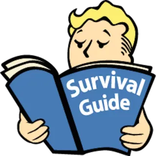 👆 c3b261fa Vault Boy Fallout Survival Guide Fallout, Vault Boy, เอาชีวิตรอด, คู่มือวิดีโอเกม, วิดีโอเกม telegram sticker