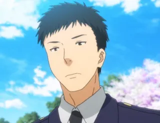 👮 cefa9fe8 动漫, 男人, 警官, 警察, 肖像 telegram sticker