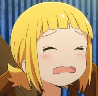 😭 fc59c782 动漫, 卡通, 哭, 伤心, 眼泪, 女孩 telegram sticker