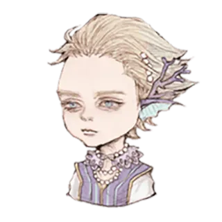 😐 1e2735d5 ポートレート, ファンタジー, キャラクター, アート, ドローイング, イラスト telegram sticker