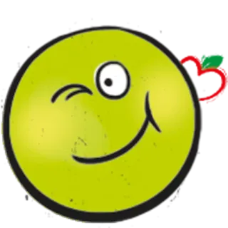 😉 e9800ebe 笑顔, 絵文字, ウィンク, ハッピー, 楽しい, 表情 telegram sticker