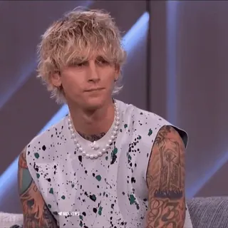 🥥 6d127a90 Machine Gun Kelly musician, celebrity, artist, person telegram sticker