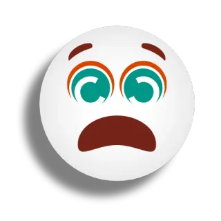 😱 bd0f918c อิโมจิ, เศร้า, อารมณ์เสีย, อารมณ์, หน้า, สีหน้า whatsapp sticker