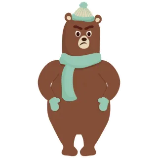 bear telegram stickers