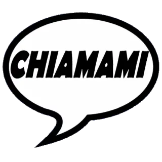 ☎️ cdcb35cc CHIAMAMI 意大利语, 打电话给我, 气泡, 文本, 文字 whatsapp sticker