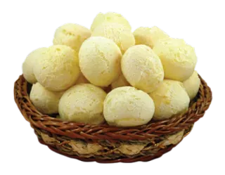 🧀 416f6179 comida, pão, cesta, pão de queijo, pão de queijo, comida brasileira telegram sticker