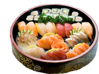 🍣 fc2de17e Sushi, Comida, Cozinha japonesa, Frutos do mar, Nigiri, Maki telegram sticker