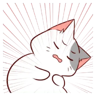 😣 031659be 猫, かわいい, 動物, ミーム, 面白い telegram sticker