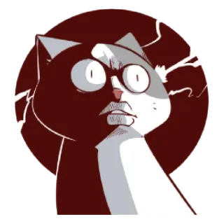 😱 35e03d20 猫, 怒り, イライラ, 動物 telegram sticker