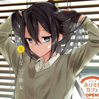 🪐 a708b388 Horimiya 甘くない、彼女。 Аниме, Девушка, Хоримия, Кафе, Манга, Мило telegram sticker