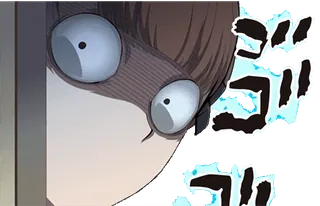 👀 278ea71c ゴゴ Аниме, Манга, Лицо, Выражение лица, В шоке, Удивление whatsapp sticker