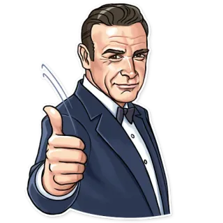 Agent 007 telegram stickers