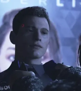 🌟 69a3d714 Connor Detroit: Become Human android, cyberpunk, robot, personaggio, videogioco telegram sticker