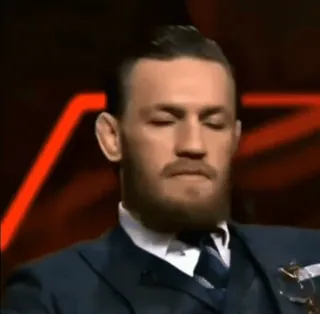 🤨 65a04270 Conor McGregor Conor McGregor, MMA, UFC, combattant, sports, athlète telegram sticker