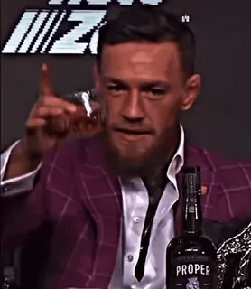 😂 630daa03 Conor McGregor PROPER conor mcgregor, rượu, Proper Twelve, whiskey, mma telegram sticker