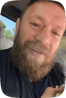 🦍 Conor McGregor by @menessn telegram stickers