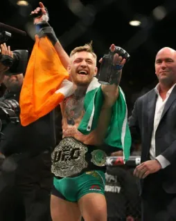 😅 1edbc761 Conor McGregor Conor McGregor, MMA, UFC, นักสู้, ไอร์แลนด์, ธงชาติไอร์แลนด์, แชมป์ telegram sticker