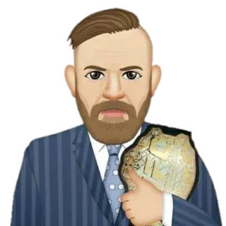 👑 1ff2246f Conor McGregor คอนเนอร์ แม็กเกรเกอร์, UFC, MMA, นักสู้, แชมป์, กีฬา telegram sticker
