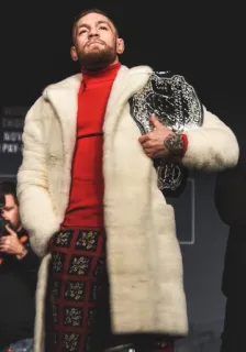 🏆 c232c344 Conor McGregor คอนเนอร์ แม็คเกรเกอร์, UFC, MMA, นักสู้, แชมป์, เข็มขัด, ไอริช telegram sticker