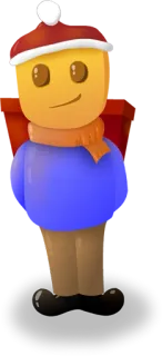 😊 59941a89 คริสต์มาส, ฤดูหนาว, วันหยุด, น่ารัก, ตัวละคร telegram sticker