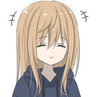 ☺️ 0503fe17 Anime, Cartone animato, Ragazza, Carina, Felice, Adesivo telegram sticker