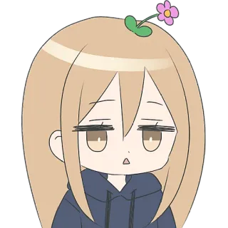 🌹 2e3fd04a Anime, Cartone animato, Ragazza, Personaggio, Fiore, Carino, Kawaii telegram sticker