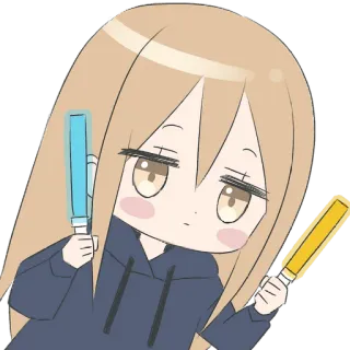 🤗 57379fc2 Anime, Manga, Carino, Personaggio, Chibi, Adesivo telegram sticker