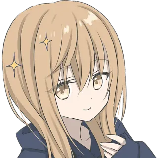 😊 5d00dc63 Anime, Ragazza, Carina, Cartone animato, Adesivo telegram sticker