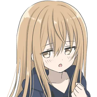 🙄 7ccc12eb Anime, Ragazza, Cartone animato, Sticker, Carino, Espressione telegram sticker