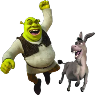 Shrek telegram stickers