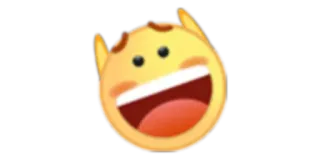🥳 1409e9df emoji, smiley, character, expression, face, cartoon, yellow telegram sticker