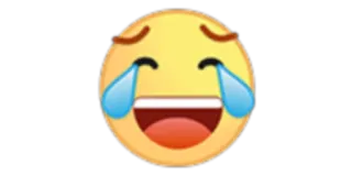 😂 b6f147e2 emoji, laughing, crying, joy, happy, expression telegram sticker