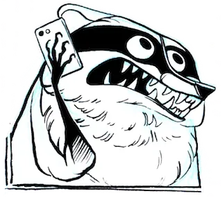 Raccoon - By Simkaye telegram stickers