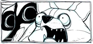 👀 eb36f797 животное, собака, мультфильм, иллюстрация telegram sticker