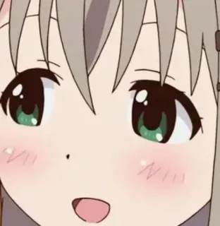 😉 dccf8090 アニメ, 漫画, 可愛い, カワイイ, 顔, ポートレート telegram sticker