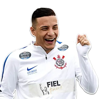 😁 bd6699a1 FIEL calcio, football, atleta, sport, giocatore, Corinthians telegram sticker